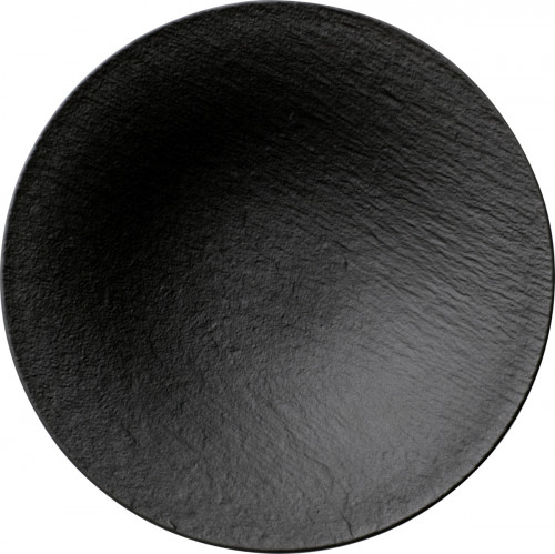 Assiette coupe creuse rond noir porcelaine Ø 29 cm The Rock Villeroy & Boch