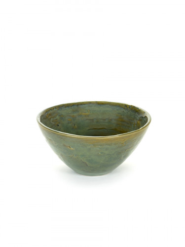 Bol rond vert grès émaillé 24 cl Ø 11,6 cm Pure Sea Green Serax