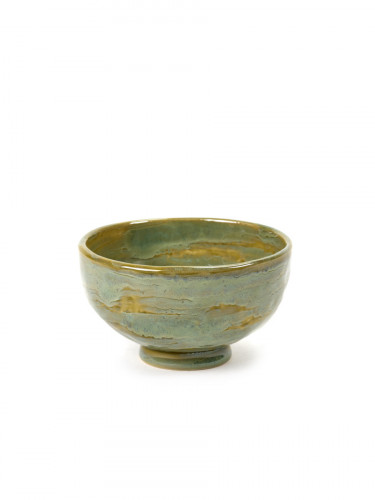 Bol rond vert grès émaillé 24 cl Ø 11 cm Pure Sea Green Serax