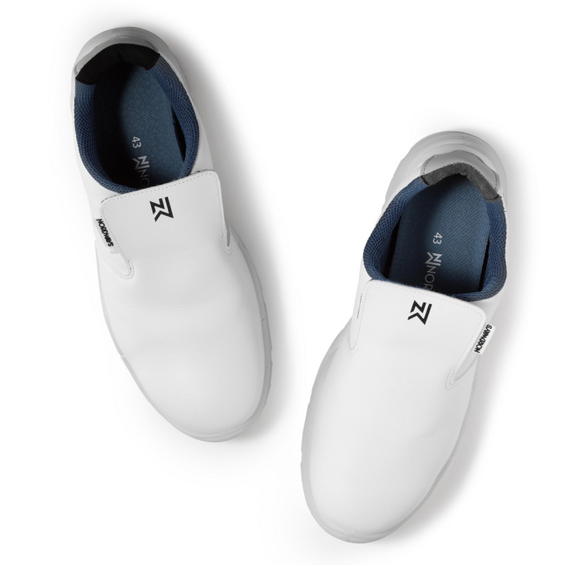 Mocassins de sécurité blanc 45 Brice Plus Nordways