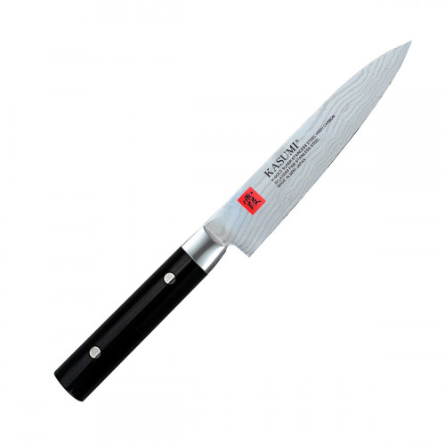 Couteau chef 15 cm acier bois compressé unie Kasumi Damas Kasumi