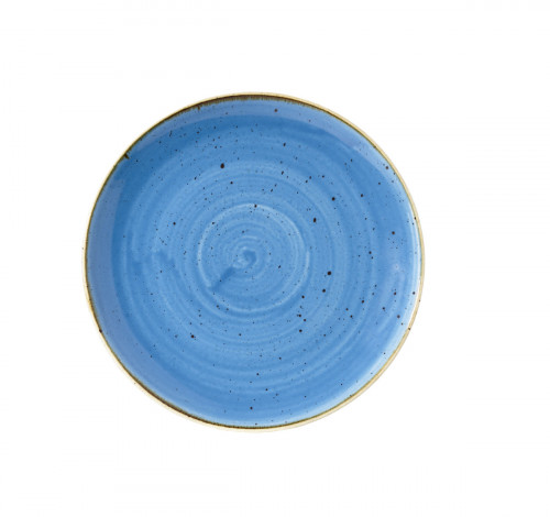 Assiette coupe plate rond Cornflower porcelaine vitrifiée Ø 21,7 cm Stonecast Cornflower Churchill