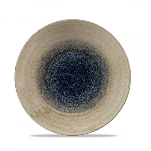 Assiette coupe plate rond aqueous bayou porcelaine vitrifiée Ø 25,5 cm Stonecast Aquaeous Churchill