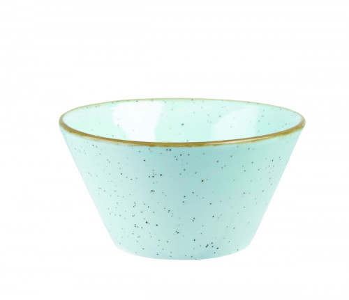 Bol rond bleu porcelaine vitrifiée Ø 12,1 cm Stonecast Duck Egg Churchill