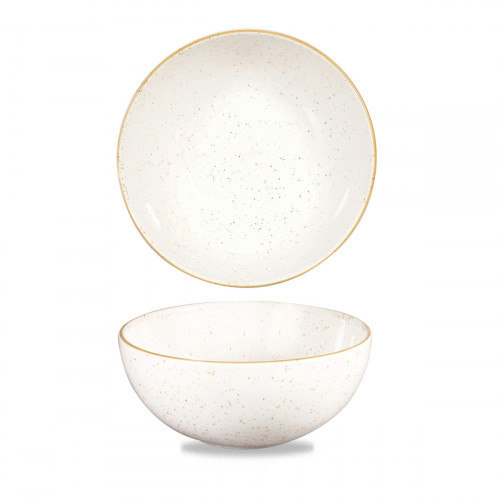 Bol rond barley white porcelaine vitrifiée Ø 18,3 cm Stonecast Barley Churchill