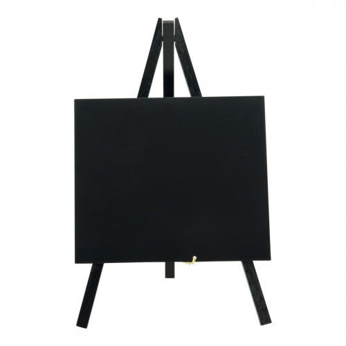 Ardoise de table carré noir 24,4x15x13,5 cm Securit (3 pièces)