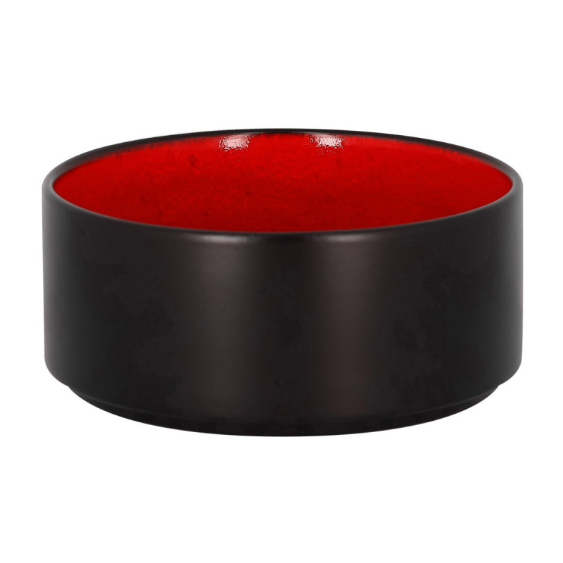 Bol rond rouge porcelaine vitrifiée Ø 14 cm Fire Rak