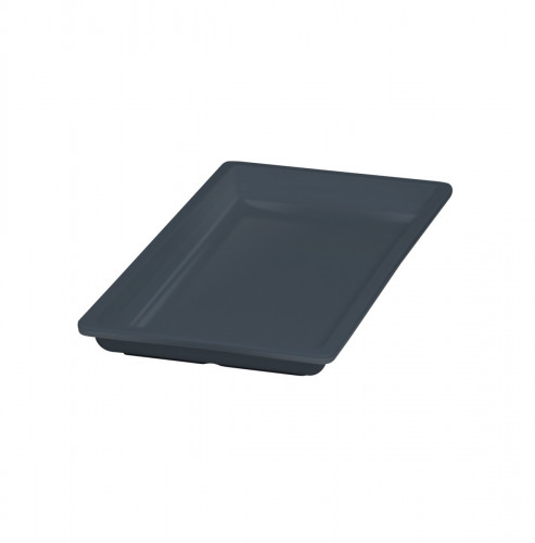 Bac mélamine gris 530x325x30 mm Vestah Platex