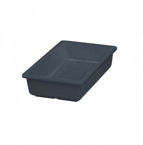 Bac mélamine gris 165x265x65 mm Vestah Platex