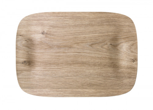 Plateau bois Chêne clair 41x29 cm Papillon Platex
