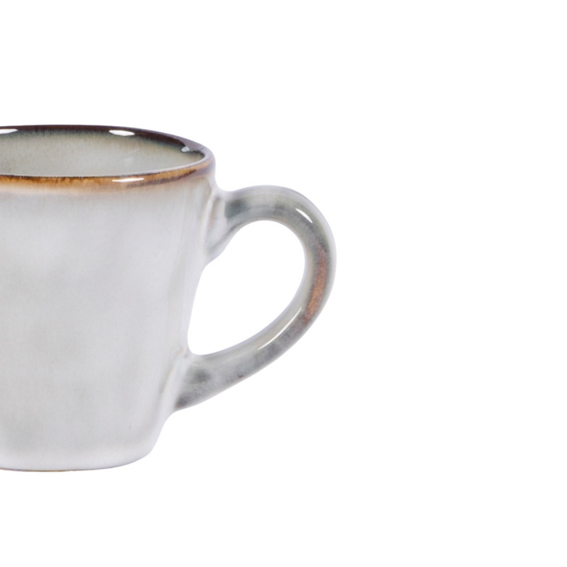 Tasse à expresso gris grès émaillé 9 cl Ø 6,2 cm Sky Pro.mundi