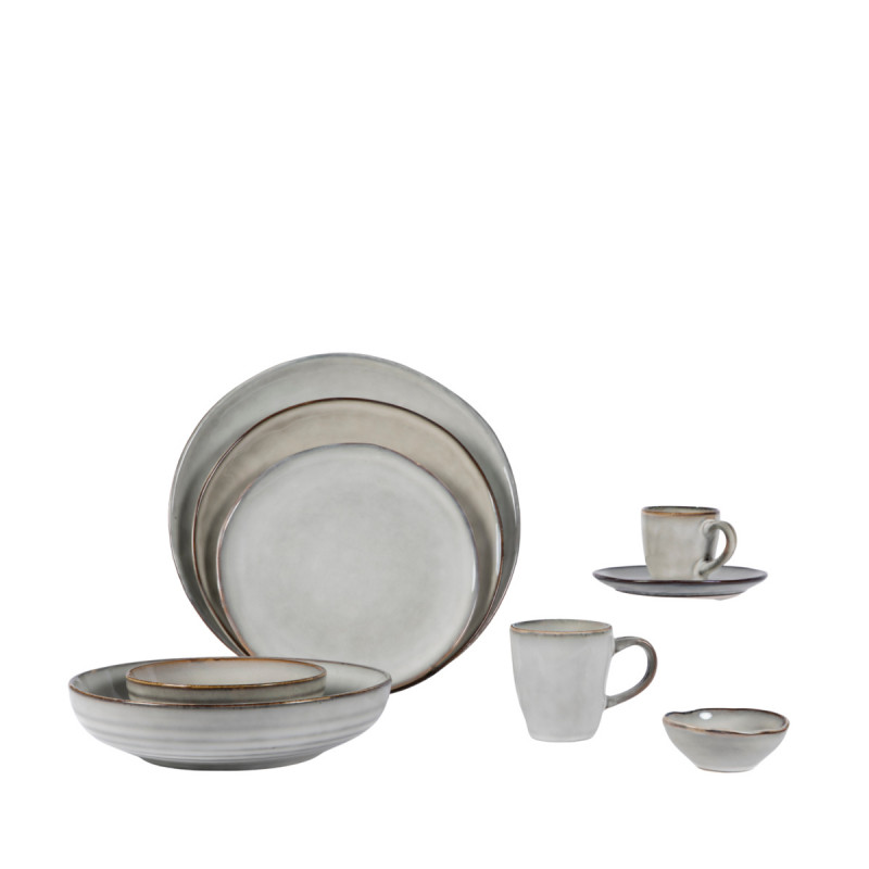 Tasse à expresso gris grès émaillé 9 cl Ø 6,2 cm Sky Pro.mundi