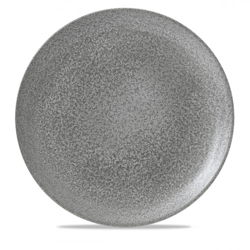 Assiette plate rond gris porcelaine vitrifiée Ø 28,8 cm Evo Origins Dudson