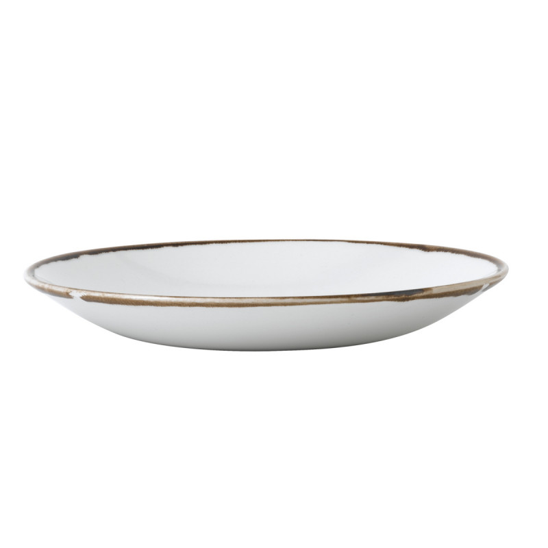 Assiette creuse rond Natural porcelaine vitrifiée Ø 27,8 cm Harvest Dudson