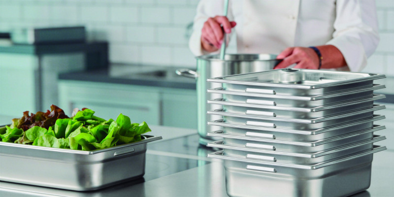 Bac GN 1/3 inox 18/10 P10 cm 3,8 L Pujadas