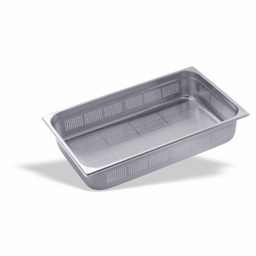 Bac perforé GN 1/1 inox 18/10 P6,5 cm Pujadas