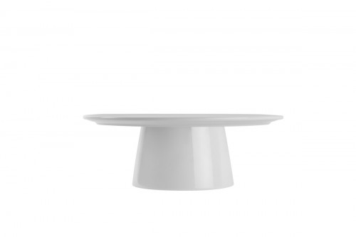 Présentoir à pâtisserie porcelaine blanc Ø 32 cm Evento Degrenne