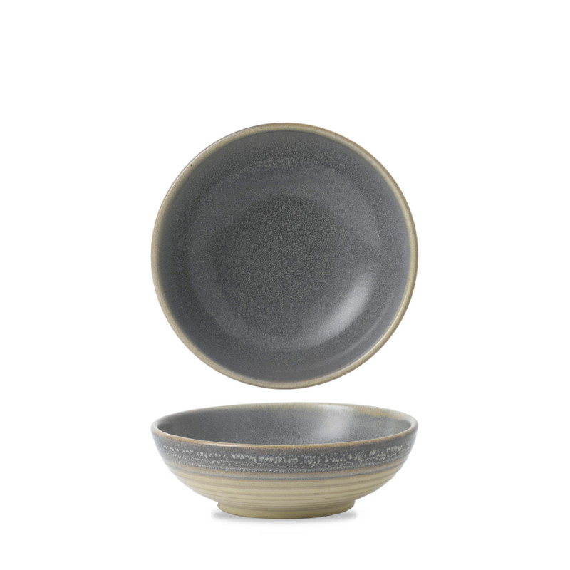 Bol rond gris porcelaine Ø 17,8 cm Evo Granite Dudson