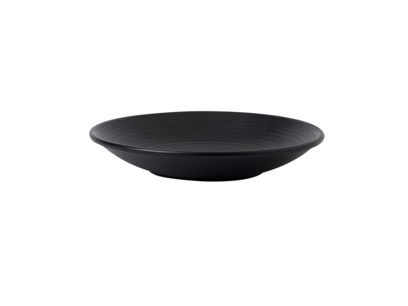 Assiette creuse rond Jet porcelaine Ø 24,3 cm Evo Dudson