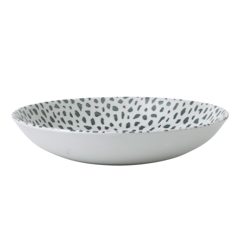 Assiette coupe creuse rond terracotta porcelaine vitrifiée Ø 24,8 cm Terrazzo Dudson