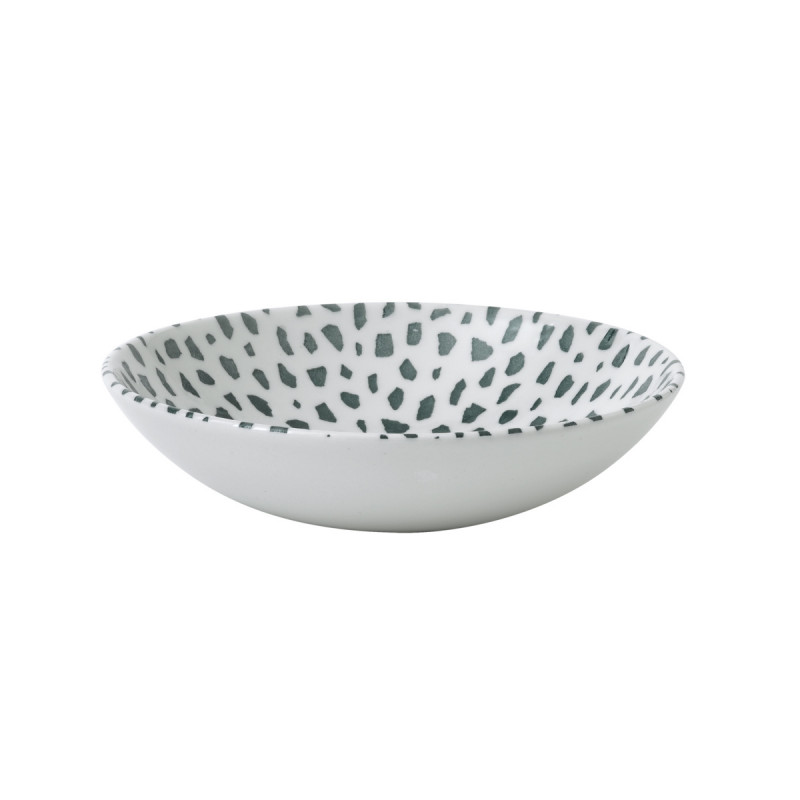 Assiette coupe creuse rond terracotta porcelaine vitrifiée Ø 18,2 cm Terrazzo Dudson