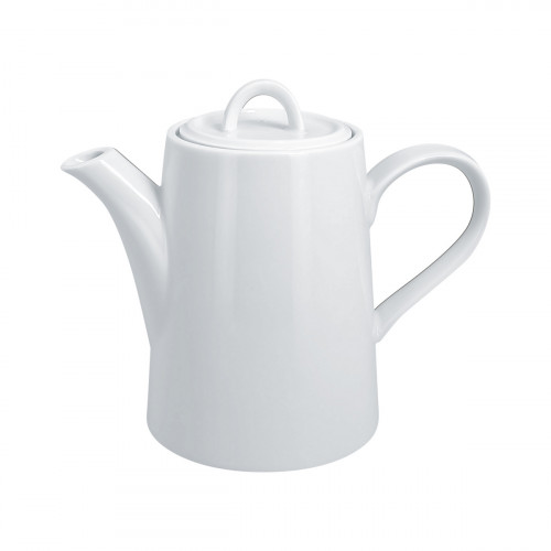 Cafetière avec couvercle blanc porcelaine vitrifiée 75 cl Ø 10,9 cm Access Rak