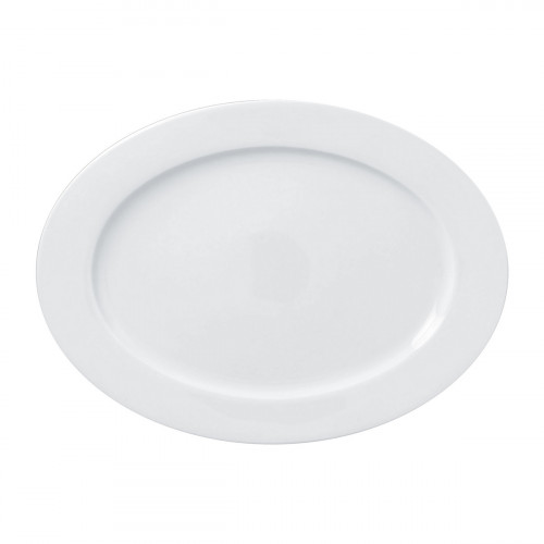 Plat blanc porcelaine vitrifiée 35,7 cm Access Rak
