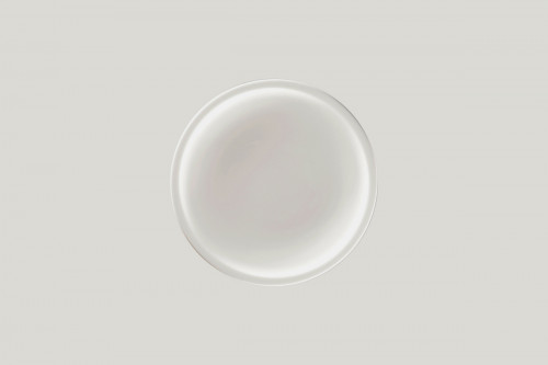 Assiette coupe plate rond blanc porcelaine vitrifiée Ø 20,4 cm Rakstone Ease Rak