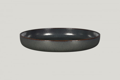 Assiette coupe creuse rond noir porcelaine vitrifiée Ø 29,7 cm Rakstone Ease Rak