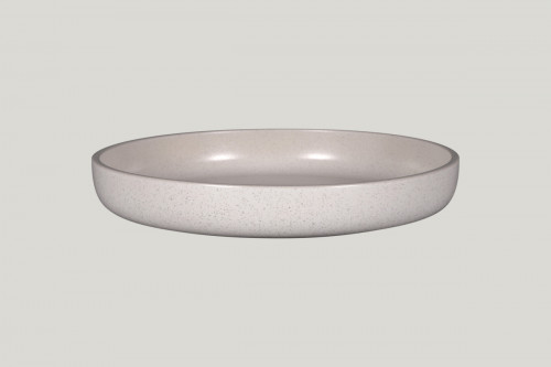 Assiette coupe creuse rond gris porcelaine vitrifiée Ø 29,7 cm Rakstone Ease Rak