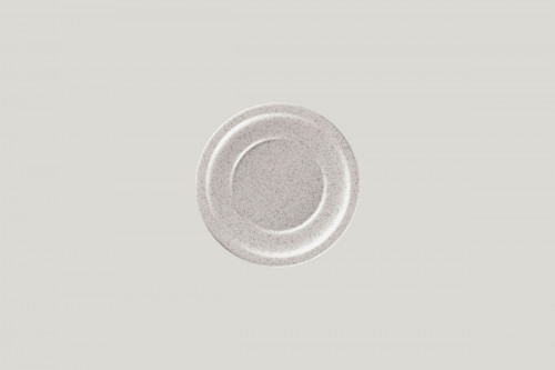 Assiette plate rond gris porcelaine vitrifiée Ø 16,1 cm Rakstone Ease Rak