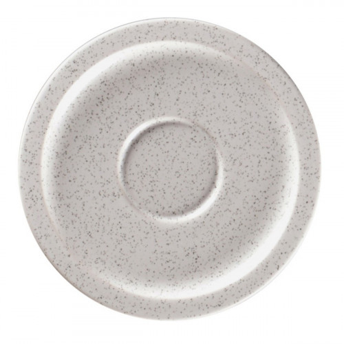Sous tasse rond gris porcelaine vitrifiée Ø 16,3 cm Rakstone Ease Rak