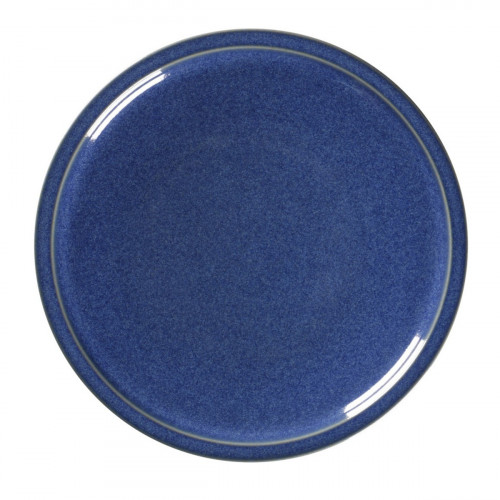Assiette coupe plate rond bleu porcelaine vitrifiée Ø 23,8 cm Rakstone Ease Rak