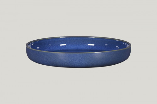 Assiette coupe creuse rond bleu porcelaine vitrifiée Ø 29,7 cm Rakstone Ease Rak
