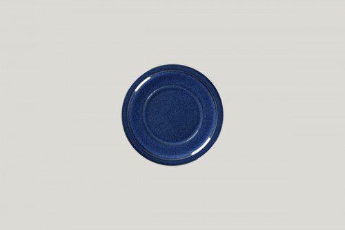 Assiette plate rond bleu porcelaine vitrifiée Ø 16,1 cm Rakstone Ease Rak