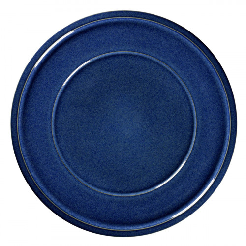 Assiette plate rond bleu porcelaine vitrifiée Ø 31,8 cm Rakstone Ease Rak