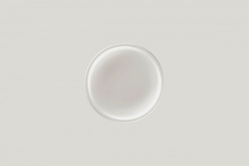 Assiette coupe plate rond gris porcelaine vitrifiée Ø 16,2 cm Rakstone Ease Rak