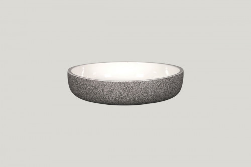 Assiette coupe creuse rond gris porcelaine vitrifiée Ø 19,8 cm Rakstone Ease Rak