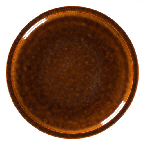 Assiette coupe plate rond cuivre porcelaine vitrifiée Ø 23,8 cm Rakstone Ease Rak