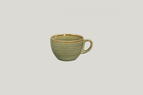 Tasse à thé Emerald porcelaine vitrifiée 23 cl Ø 9 cm Rakstone Spot Rak