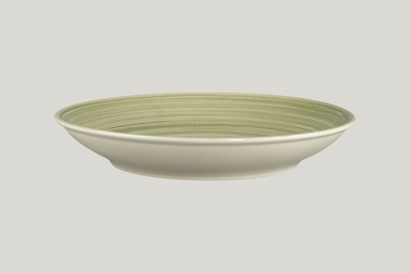 Assiette coupe creuse rond Emerald porcelaine vitrifiée Ø 27,8 cm Rakstone Spot Rak