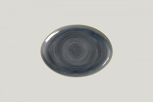 Plat ovale Jade porcelaine vitrifiée 26 cm Rakstone Spot Rak