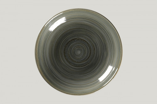 Assiette coupe creuse rond Peridot porcelaine vitrifiée Ø 29,8 cm Rakstone Spot Rak