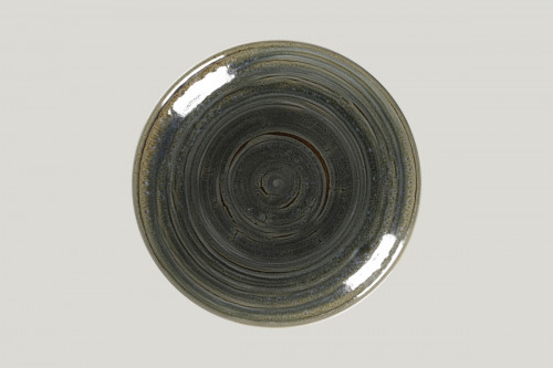 Assiette coupe creuse rond Peridot porcelaine vitrifiée Ø 27,8 cm Rakstone Spot Rak