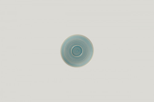Sous tasse à espresso rond Saphire porcelaine vitrifiée Ø 12,5 cm Rakstone Spot Rak