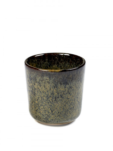 Gobelet expresso rond gris grès émaillé 9 cl Ø 6 cm Surface Serax