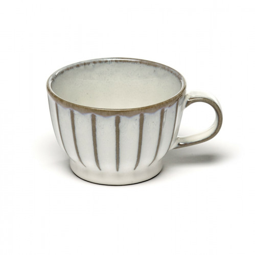 Tasse à expresso blanc grès émaillé 10 cl Ø 7,5 cm Inku Serax
