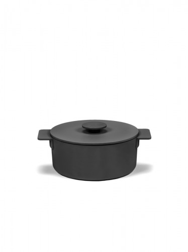 Cocotte fonte d'acier Sans revêtement Avec couvercle Ø 20 cm 11 cm 200 cl Surface Serax