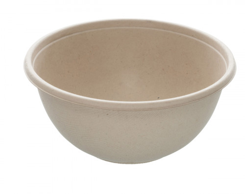 Bol rond beige Ø 17 cm 8 cm 100 cl Be Pulp (75 pièces)