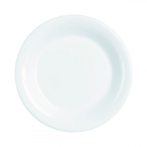 Assiette creuse rond blanc verre opal Ø 22,5 cm Nova Aquitania Arcoroc